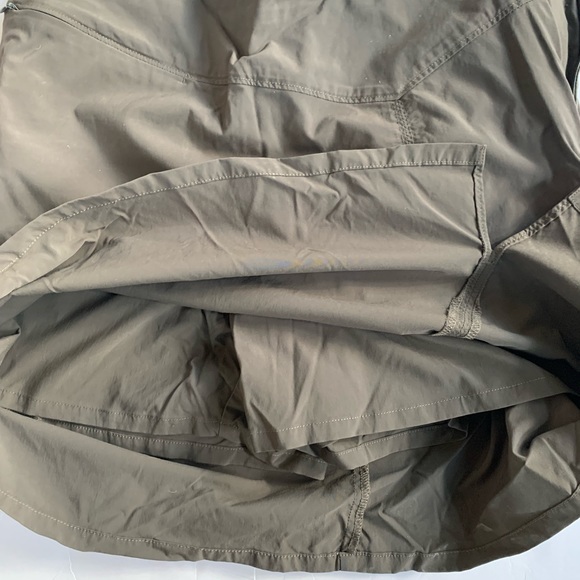Patagonia nylon khaki skort green Size 10 - Picture 5 of 7